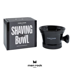 MenRock - Shaving Bowl - Black Colour Porcelain